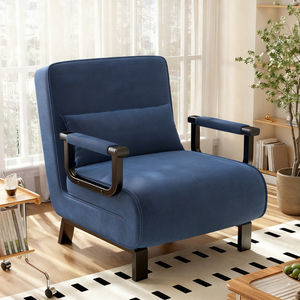 <span class=keywords><strong>Canapé</strong></span>-<span class=keywords><strong>lit</strong></span> moderne de style minimaliste avec cadre en métal pliable, rembourrage en mousse, <span class=keywords><strong>canapé</strong></span>-<span class=keywords><strong>lit</strong></span> multifonctionnel - Product Image 4