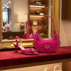 Lujosos y elegantes zapatos de tacón alto para mujer de Material de cuero PU, fabricante de zapatos de boda para mujer, bajos para la venta - Product Image 1