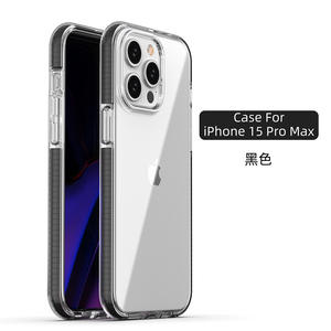 TPE TPU Flexible 2 en 1 Doux Antichoc Air Coin Pour iPhone 15 Pro <span class=keywords><strong>Max</strong></span> <span class=keywords><strong>Caver</strong></span> Pour iPhone 15 Pro - Product Image 4