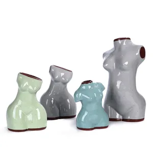 Torso 2023 Spring Ceramic Torso Body Flower Vase