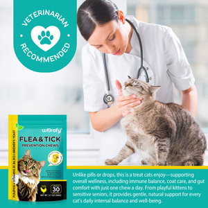 Worafy - Masticables <span class=keywords><strong>para</strong></span> la Prevención de Pulgas y <span class=keywords><strong>Garrapatas</strong></span>, Naturales, <span class=keywords><strong>para</strong></span> la Salud de la Piel y el Pelaje - Product Image 6