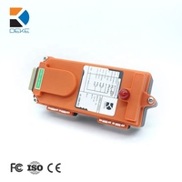 Télécommande de grue F21-4S 24V à 4 boutons, vitesse unique, en plastique, étanche IP65, portée 100m