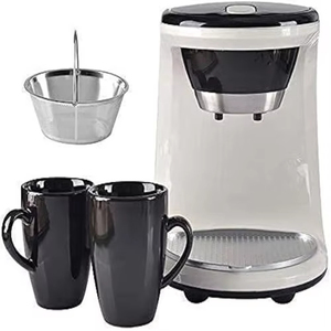 Mini cafetière à filtre semi-automatique programmable, fonctionnant sur piles, portable pour les voyages en plein air - Product Image 1