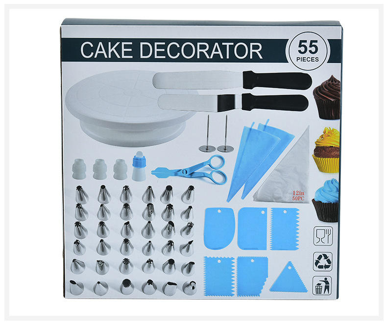 Charming Cake Decorating Set 55 Pieces of Baking Tools