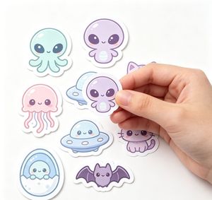 Wholesale Factory Custom <b>Adhesive</b> Sticker Label Waterproof Self-<b>Adhesive</b> <b>Vinyl</b> Sticker custom size logo printed for packing - Product Image 3