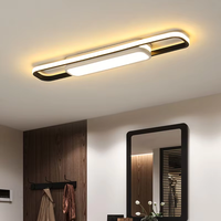 Plafonniers en aluminium à détection de mouvement par radar, style minimaliste, pour entrée, couloir, balcon