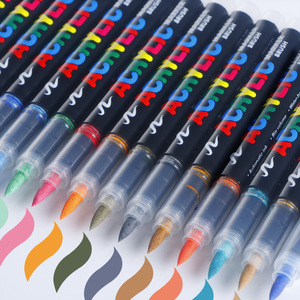 Acrylic Marker New Multicolor Straight Liquid Acrylic Marker Big Color Art Student Professional Acrylic Brush <b>Set</b> - Product Image 2