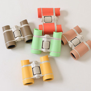 Children's Binoculars 4x30 High Definition Outdoor Use Light Green Orange Red Bright Yellow Dark Brown - Product Image 3