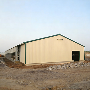 עיצוב מודרני להתאמה אישית מבנה פלדה עמיד סוס לשפוך משק בית מחסה לבעלי חיים מבנה פלדה לשפוך - Product Image 6