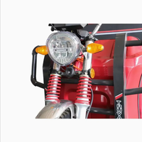 Triciclo Elettrico per Carichi Pesanti 1500W con Cassone da 1,6m, Semi-Chiuso, a 3 Ruote, per Logistica e Consegne