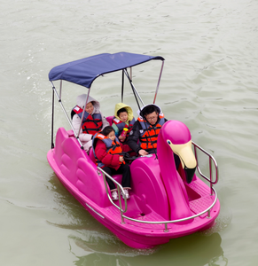 Parc d'attractions aquatique Utilisé White Swan Pedal Boat Bateau électrique - Product Image 5