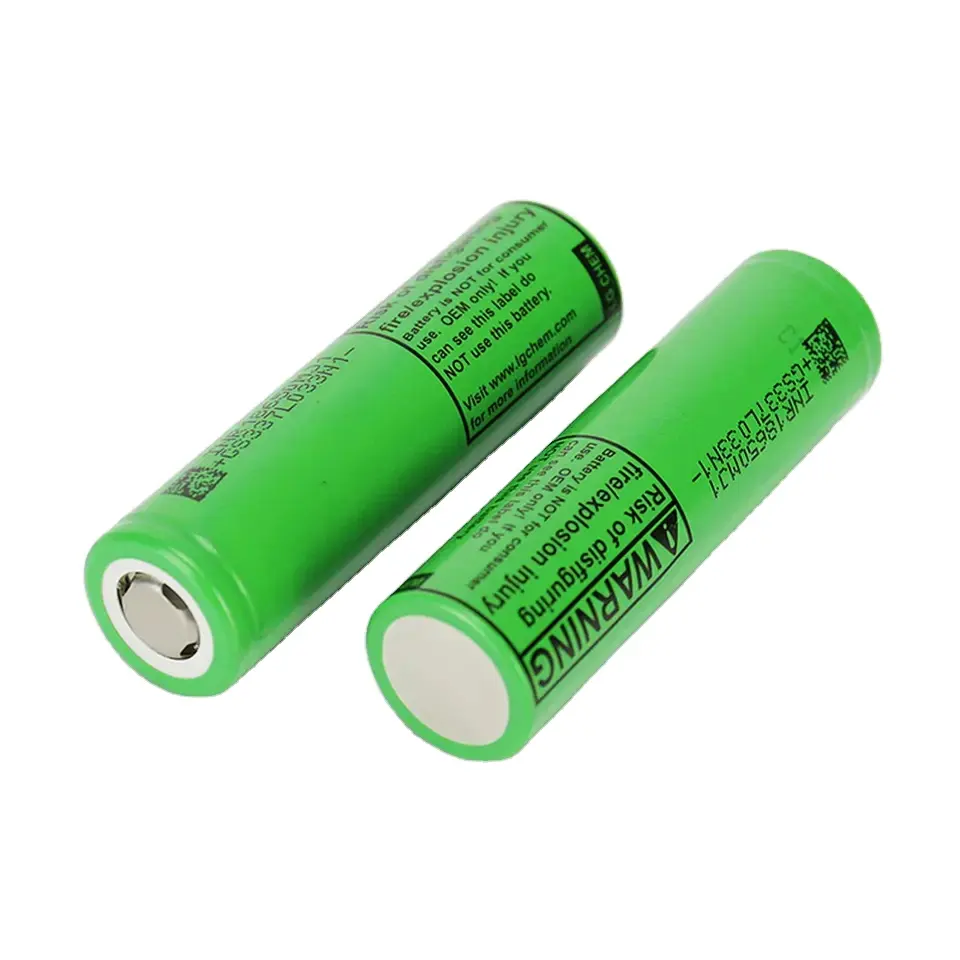 Marca de Corea INR18650 MJ1 3,7 V Batería 18650 baterías de alta capacidad 3500mAh Batería MJ1618650 linterna antorcha UPS EV e-bike