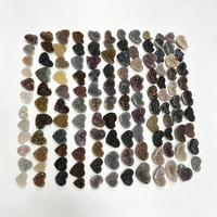 Mini Cœurs en Cristal Druzy Artisanaux, Cœurs en Cristal Druzy Uniques pour la Décoration et la Collection