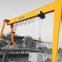 Pont roulant monopoutre de 16 tonnes avec palan électrique, moteur haute efficacité et télécommande pendentif/sans fil pour usage extérieur (bûches)