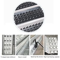 Grillage de Fermeur Galvanisé à Haute Capacité de Charge, Installation Facile, Anti-infiltration, pour Tunnels et Ingénierie Routière