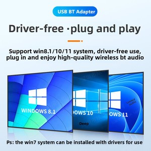 USB kablosuz BT 5.4 Dongle adaptörleri konnektörler 61klavye kulaklık hoparlör için 61bue harici alıcı verici adaptörü - Product Image 6