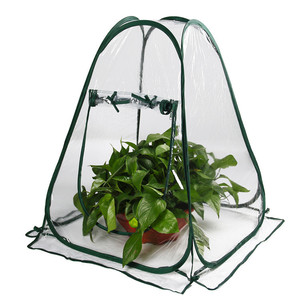 Serre de jardinage familiale en plastique transparent pliable, mini-verrière, abri de balcon, couverture de jardin pour la culture de semis et de plantes - Product Image 1