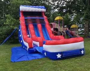 สไลเดอร์น้ำพร้อมเครื่องกีดขวาง สไลเดอร์น้ำเชิงพาณิชย์ ลื่นไถลบนสไลเดอร์น้ำ - Product Image 5