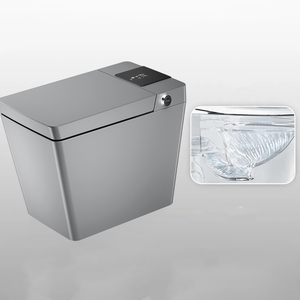 Venta de fábrica Vendedor caliente A205 Estilo japonés Cuadrado Inodoro de cerámica inteligente Operación automática Tanque oculto Montado en el piso - Product Image 6