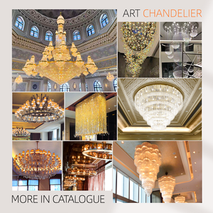 Creative Engineering Lighting Acrylic Chandeliers for Hotel Banquet <strong>Halls</strong>, Clubs, Bars, Lobby Pendant Chandelier Light - Product Image 6