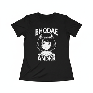 Custom Women's Black 100% Cotton T-Shirt with Graphic Print - Product Image 2
