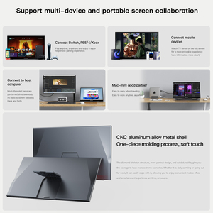 Diiwell 15.6 Inch 1080P Full HD IPS LED Bảng Điều Chỉnh FHD Chơi Game Kép Hiển Thị Máy Tính Xách Tay Với Thứ Hai Màn Hình Xách Tay Màn Hình Kép Loa - Product Image 4