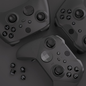 EXtremeRate Boutons d'action classiques gris clair et transparent avec symboles gris foncé, boutons ABXY pour manette Xbox Series X S - Product Image 6
