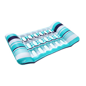 Customizable Pvc <b>Inflatable</b> Water Chair With Perforations For Adults Pool Parties <b>Floating</b> Lounger Seat - Product Image 1