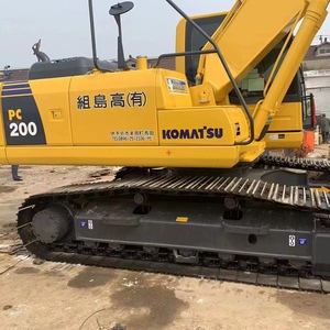 Excavadora Usada Komatsu PC200 de 20 Toneladas, Equipo de Construcción con Motor - Product Image 5