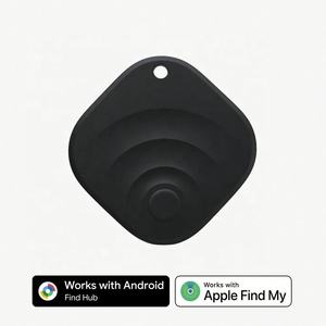 حامل بطاقة رخصة القيادة المضاد للضياع مع شحن لاسلكي قابل لإعادة الشحن من السيليكون المطاطي مع تقنية UWB للعثور عليه لنظام iOS - Product Image 1