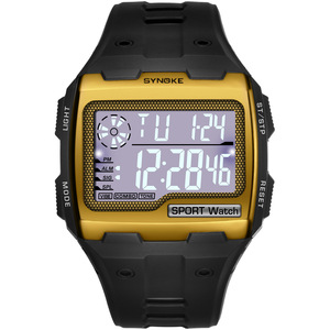 Nouvelle Arrivée <span class=keywords><strong>Montre</strong></span> de <span class=keywords><strong>Sport</strong></span> Numérique Multifonctionnelle <span class=keywords><strong>Timex</strong></span> pour Homme, Écran Carré Grand Format, Résistance à l'Eau 3 ATM, Affichage Nocturne - Product Image 5