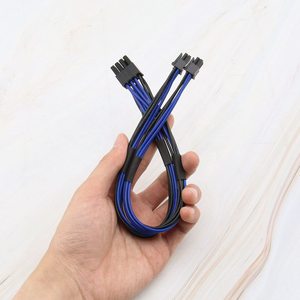 Câble d'alimentation répartiteur PCI-E Y 18AWG double mini 6 broches mâle à 8 broches pour carte graphique compatible avec <span class=keywords><strong>Mac</strong></span> Pro et <span class=keywords><strong>Power</strong></span> <span class=keywords><strong>Mac</strong></span> <span class=keywords><strong>G5</strong></span> - Product Image 1