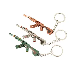 Valorant钥匙扣金属迷你收藏男孩玩具枪模型8厘米电脑游戏Valorant