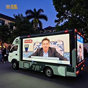 P4 camiones publicidad movil quảng cáo kỹ thuật số biển van màn hình di động xe ngoài trời hiển thị pantalla <span class=keywords><strong>LED</strong></span> Para giai đoạn xe tải - Product Image 2