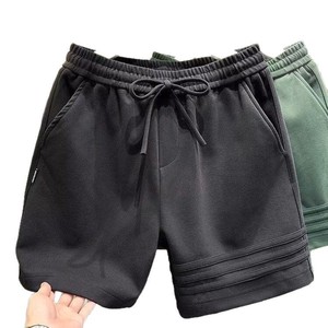 <span class=keywords><strong>Pantalones</strong></span> Cortos Deportivos Casuales <span class=keywords><strong>de</strong></span> Verano <span class=keywords><strong>de</strong></span> Alta Gama <span class=keywords><strong>para</strong></span> <span class=keywords><strong>Hombre</strong></span>, Tejidos a Mano con <span class=keywords><strong>Tela</strong></span> <span class=keywords><strong>de</strong></span> Lana Peinada, Cintura Media Elástica, Color Sólido, Estilo Americano - Product Image 5