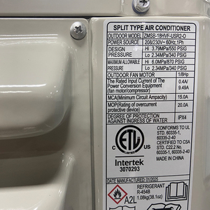 Aire Acondicionado de Pared R454B 110V/220V 24000 BTU, Mini Split con Control Inteligente para Empresas de Publicidad - Product Image 3