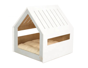 Offre Spéciale nouveau Design bicolore maison pour animaux de compagnie moderne lit pour animaux de compagnie meubles intérieur chien maison chien chenil chien caisse - Product Image 3
