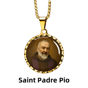 Colgante de Estilo Religioso San Padre Pío de GIVELUCK - Product Image 3