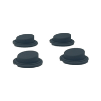 Interrupteur à bouton poussoir en caoutchouc de silicone conducteur personnalisé, bouton unique, durable, multi-usages, OEM/ODM disponible