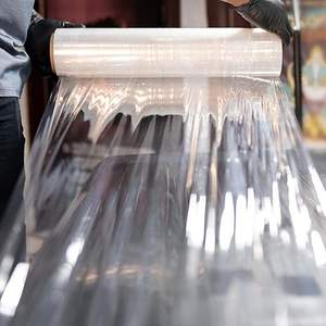 Huamaohengchun 4 Rollos de Film Retráctil de HDPE de 18" x 1000' Calibre 80, Envoltura para Palés Autoadhesiva Transparente de Grado Alimenticio - Product Image 5