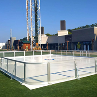 Panneau coulissant de qualité supérieure en Uhmwpe, patinoire synthétique en polyéthylène à entretien élevé et zéro pour les sports d'intérieur et d'extérieur