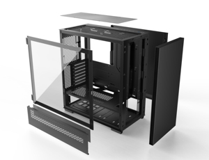 Estuche para juegos MATX de vidrio templado completo, estuches para computadora, Gabinete Gamer, estuche para PC, juegos para computadora - Product Image 3