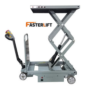 Elektrischer Tragbarer Kompakter Scherenhubtisch, Elektrischer Hubtisch mit Rollen - Product Image 5