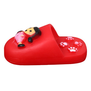 Çevre dostu sondaj için doğrudan fabrika Outlet vinil terlik Molars Pet Squeak oyuncaklar naylon diş temizleme köpek oyuncaklar kediler için TPR - Product Image 6