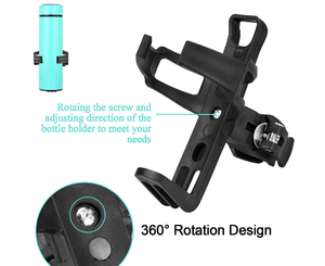 Support de bouteille d'eau pour vélo Get-Fit à dégagement rapide en plastique et acier, 34g, support de boisson à 360 degrés, <span class=keywords><strong>porte</strong></span>-gourde, accessoires de vélo VTT - Product Image 5