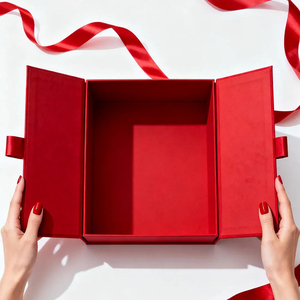 Caja de Papel de Doble Puerta <span class=keywords><strong>para</strong></span> Regalo, Joyería, Cosméticos, Recuerdos, <span class=keywords><strong>Souvenirs</strong></span>, Envase Ecológico, Tamaño y Color Personalizados, con Logotipo - Product Image 1