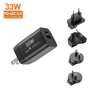 Mini 20 W 30 W 33 W Wandladegerät USB-C PD PPS Schnellladegerät Handy-Aufladung für Telefon 15 Plus 15 Pro Max/14/13 Galaxy S23