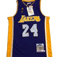 Heiße Verkäufe Hochwertiges genähtes Mitchell-Basketball trikot B-Ryant-Trikot #8 #24 Herren-Trainings-Nbajersey-Basketball uniform
