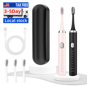 Cepillo de Dientes Eléctrico con Batería y LED, Productos de Almacén de EE. UU. - Product Image 1