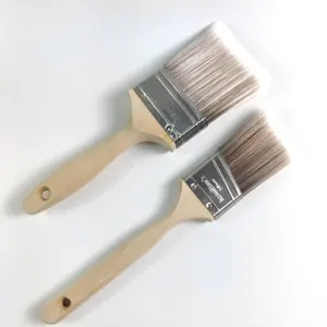 उच्च गुणवत्ता वाले स्टॉक पेंट ब्रश लकड़ी हैंडल पेंटिंग उपकरण